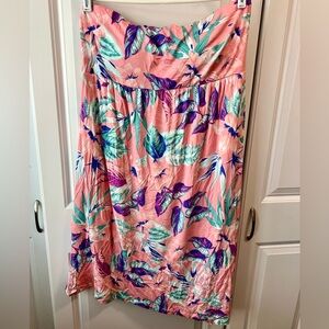 NWT Soma Asymmetrical Floral Dress